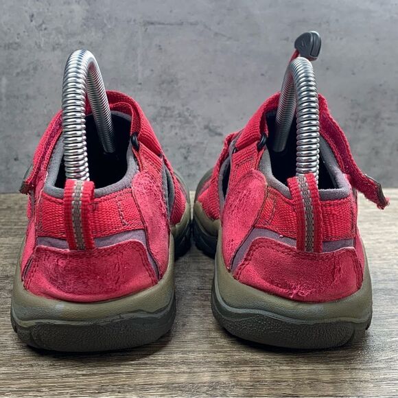 Keen~Youth Girl’s~”Newport H2” Outdoor Washable Hiking Red Rose~Sandals~Size 4 - Picture 4 of 12